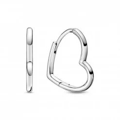 Pandora Créoles Cœur Asymétriques People | Femme Boucles D'Oreilles