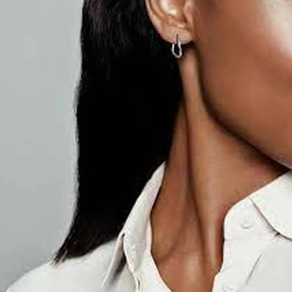 Pandora Créoles Cœur Asymétriques People | Femme Boucles D'Oreilles