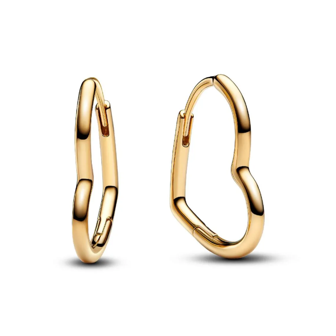 Pandora Créoles Cœurs Asymétriques | Femme Boucles D'Oreilles