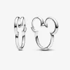 Pandora Créoles Disney Tête de Mickey | Femme Boucles D'Oreilles