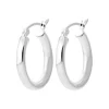 Maison de la Bijouterie Créoles femme argent 2 mm - Z30Y0 | Femme Boucles D'Oreilles