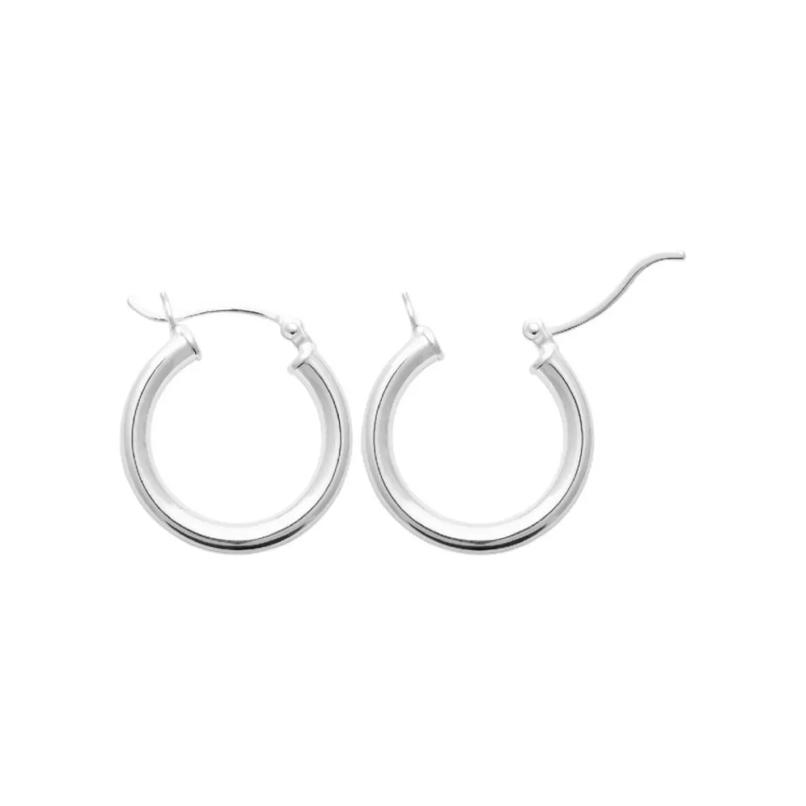Maison de la Bijouterie Créoles femme argent 2 mm - Z30Y0 | Femme Boucles D'Oreilles