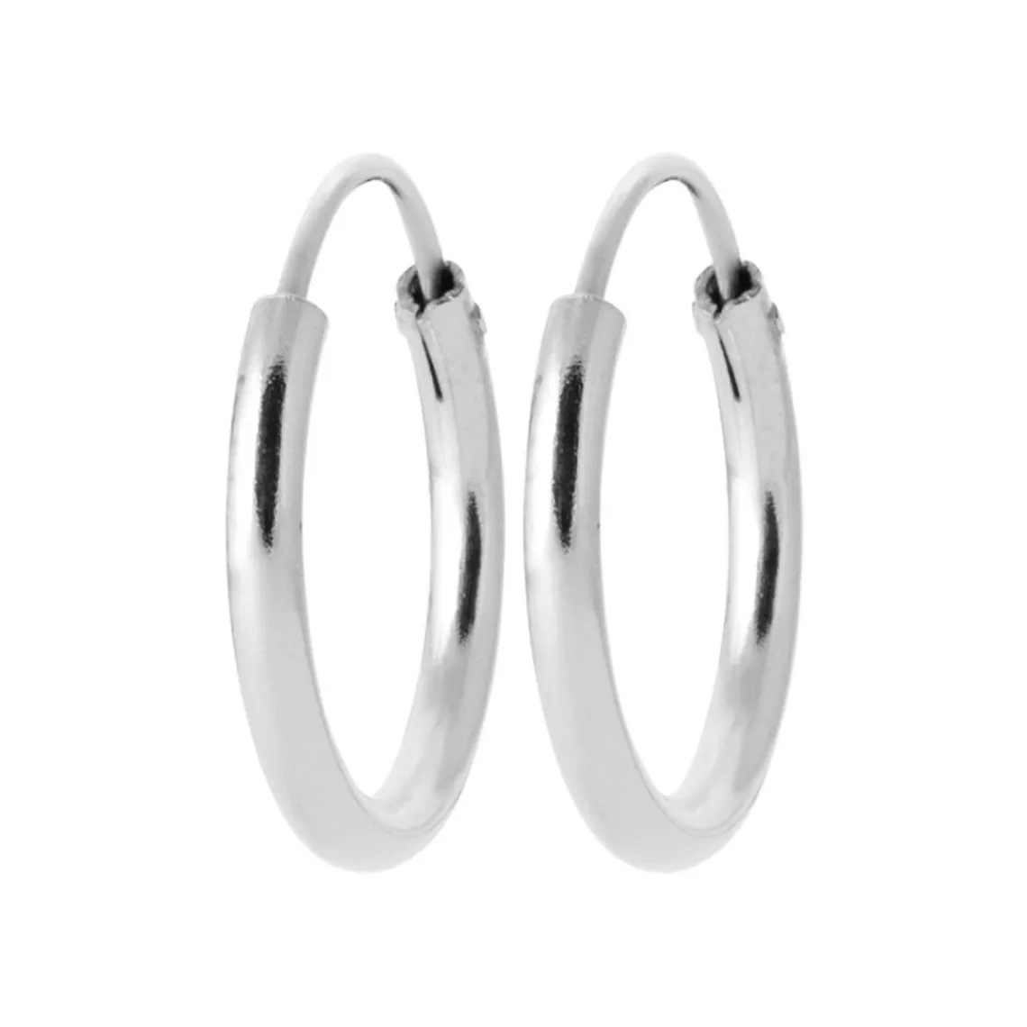 Maison de la Bijouterie Créoles femme argent rhodié 16 mm - W0YYZ6 | Femme Boucles D'Oreilles