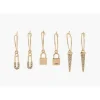 Balaboosté Créoles Femme Avec Cadenas Et Epingle - 3502456534247 Métal Doré | Femme Boucles D'Oreilles