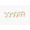 Balaboosté Créoles Femme Set De 3 Mini Diff Effets - 3502456299375 Métal Doré | Femme Boucles D'Oreilles