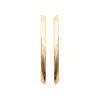 Maison de la Bijouterie Créoles femme plaqué or 46 mm 33 mm - Y4YW | Femme Boucles D'Oreilles
