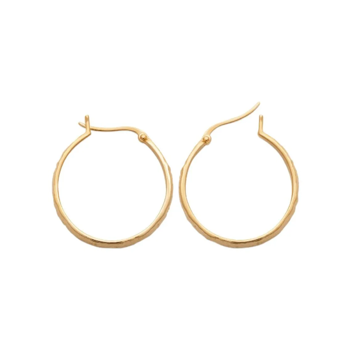 Maison de la Bijouterie Créoles femme plaqué or 25 mm - Y633600 | Femme Boucles D'Oreilles