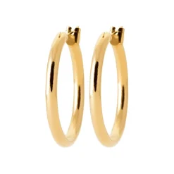 Maison de la Bijouterie Créoles femme plaqué or 3 mm - Y0Y33VZ30 | Femme Boucles D'Oreilles