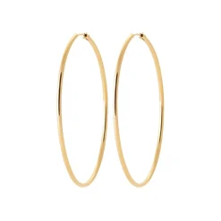 Maison de la Bijouterie Créoles femme plaqué or 6 mm - Y0YY60 | Femme Boucles D'Oreilles