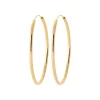 Maison de la Bijouterie Créoles femme plaqué or 4 mm - Y0YY40 | Femme Boucles D'Oreilles