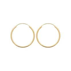 Maison de la Bijouterie Créoles femme plaqué or 3 mm - Y0YY30 | Femme Boucles D'Oreilles
