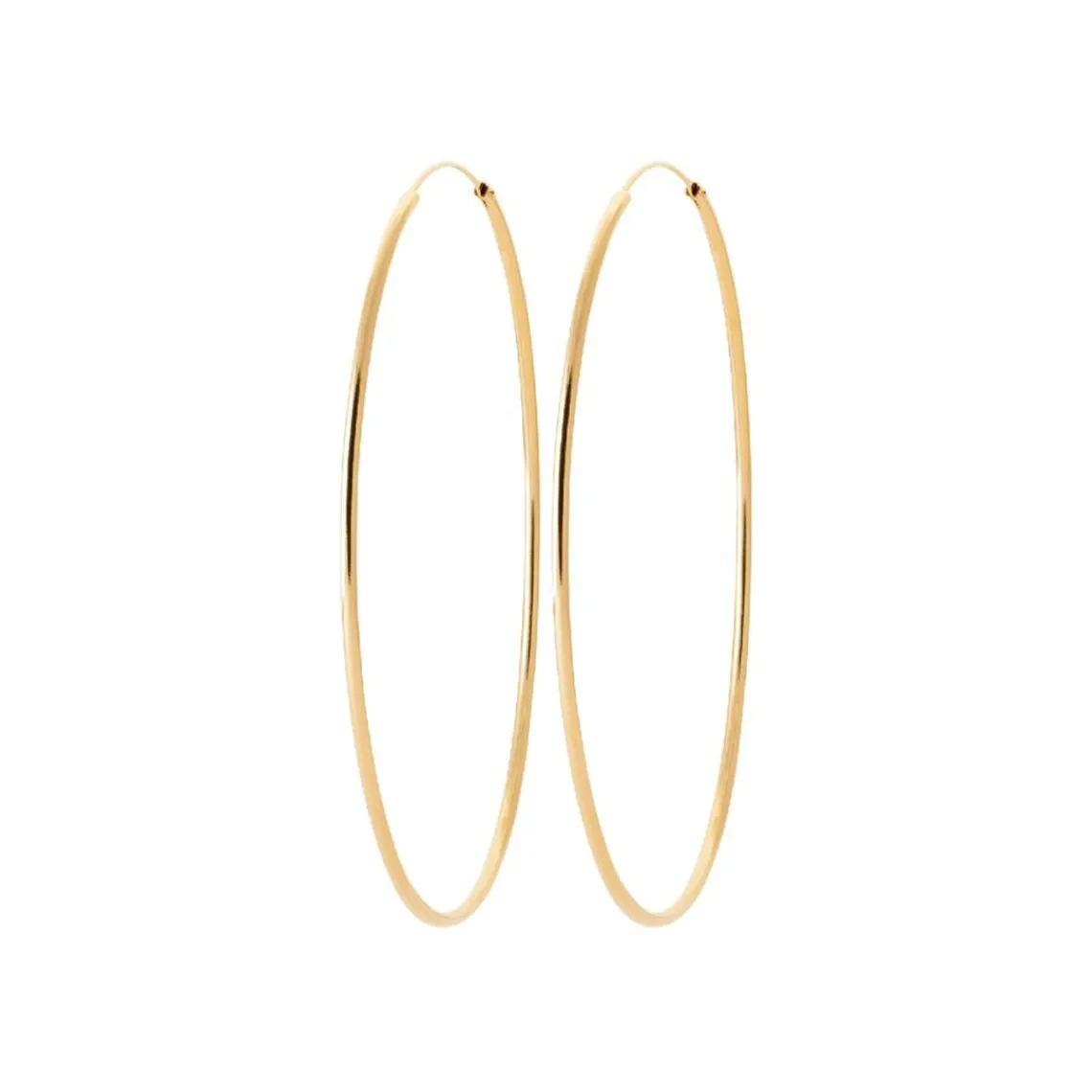 Maison de la Bijouterie Créoles femme plaqué or 8 mm - Y0YYV0 | Femme Boucles D'Oreilles