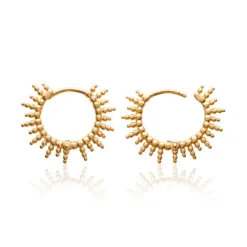 Maison de la Bijouterie Créoles femme plaqué or 15 mm - Y6YZ500 | Femme Boucles D'Oreilles