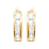 Maison de la Bijouterie Créoles femme plaqué or 16 mm - Y6603YZ | Femme Boucles D'Oreilles