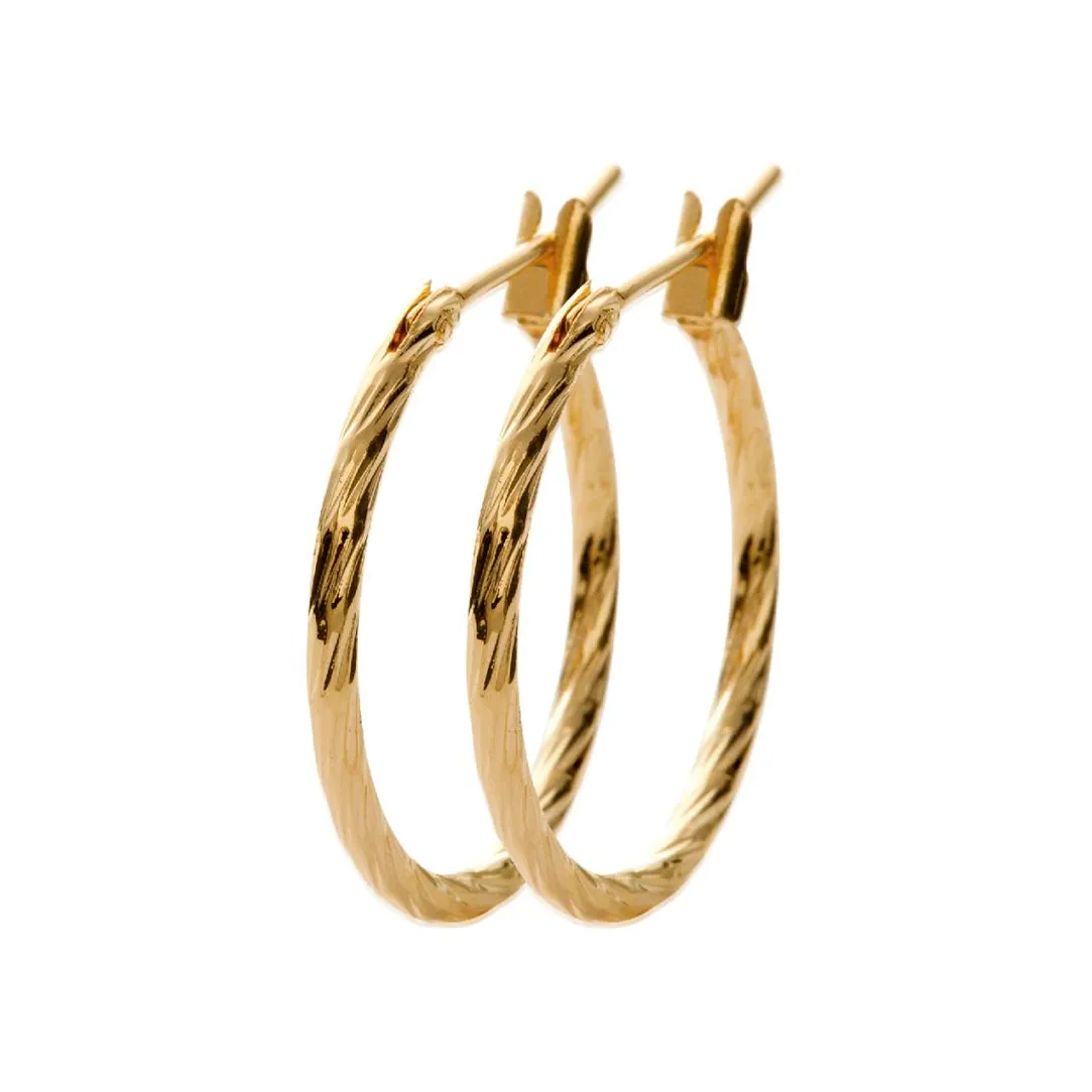 Maison de la Bijouterie Créoles femme plaqué or 2 mm - Y6Z4UY0 | Femme Boucles D'Oreilles
