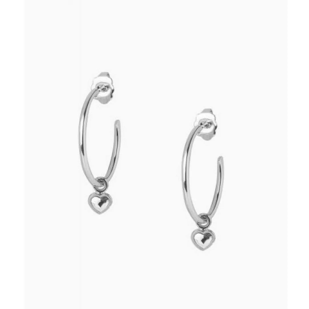 Les Interchangeables Créoles - A59261 Creoles Coeur MM | Femme Boucles D'Oreilles
