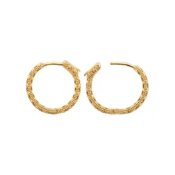 Maison de la Bijouterie Créoles Sensimio Y634060 Plaqué or | Femme Boucles D'Oreilles