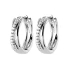 Maison de la Bijouterie Créoles Sensimio Z66Z3Z0 Argent | Femme Boucles D'Oreilles