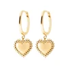Maison de la Bijouterie Créoles Sensimio Y660600 Plaqué or | Femme Boucles D'Oreilles