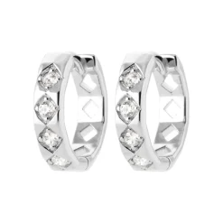 Maison de la Bijouterie Créoles Sensimio Z653YZ0 Argent | Femme Boucles D'Oreilles