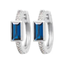 Maison de la Bijouterie Créoles Sensimio Z645U40 Argent | Femme Boucles D'Oreilles