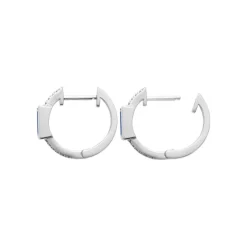 Maison de la Bijouterie Créoles Sensimio Z645U40 Argent | Femme Boucles D'Oreilles