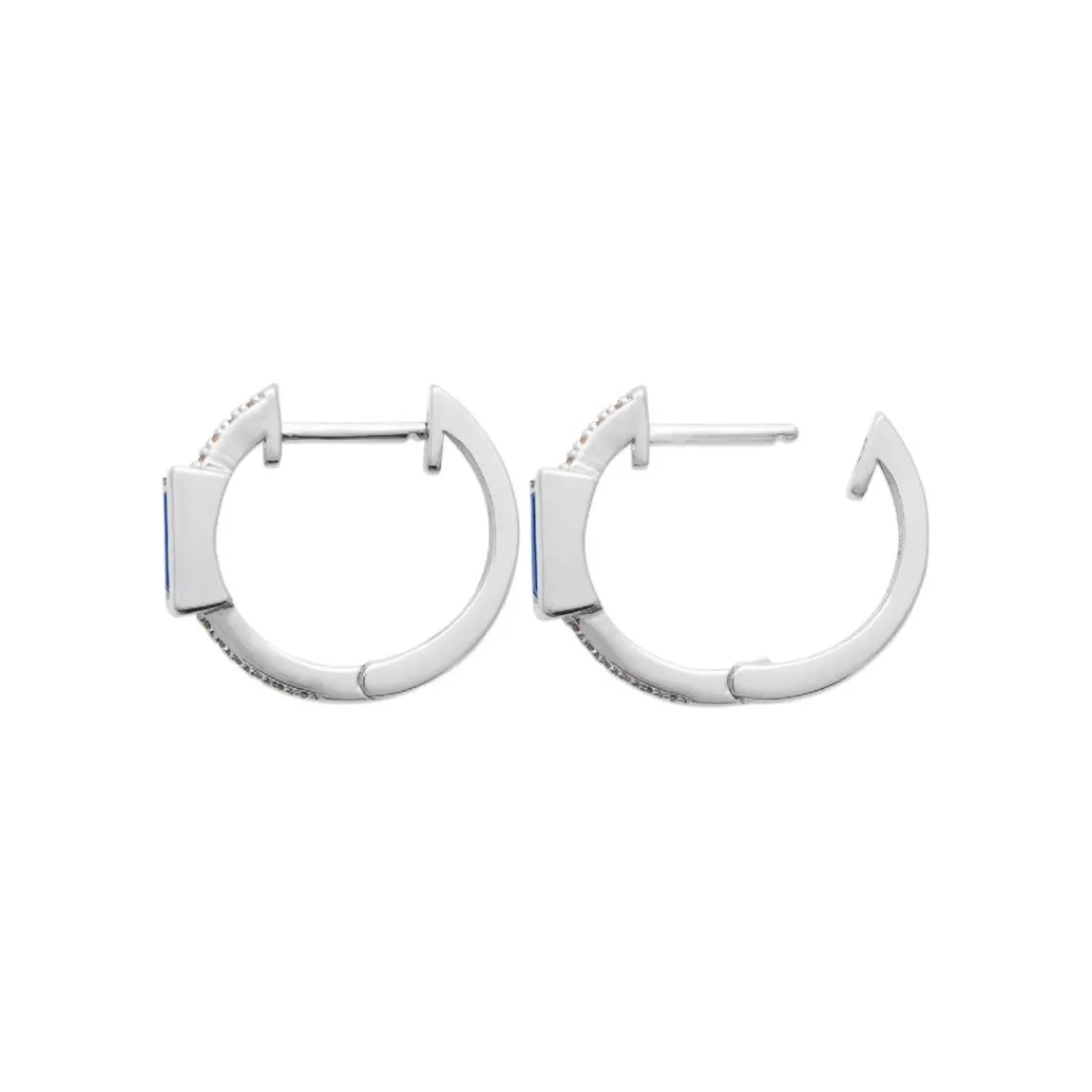 Maison de la Bijouterie Créoles Sensimio Z645U40 Argent | Femme Boucles D'Oreilles