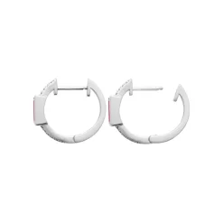Maison de la Bijouterie Créoles Sensimio Z645UY0 Argent | Femme Boucles D'Oreilles