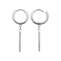 Maison de la Bijouterie Créoles Sensimio Z645VZ0 Argent | Femme Boucles D'Oreilles