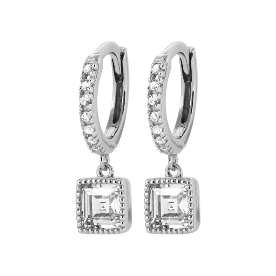 Maison de la Bijouterie Créoles Sensimio Z643VZ0 Argent | Femme Boucles D'Oreilles