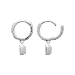 Maison de la Bijouterie Créoles Sensimio Z643VZ0 Argent | Femme Boucles D'Oreilles