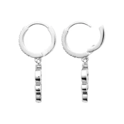 Maison de la Bijouterie Créoles Sensimio Z6436Z0 Argent | Femme Boucles D'Oreilles