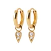 Maison de la Bijouterie Créoles Sensimio Y6430Z0 Plaqué or | Femme Boucles D'Oreilles
