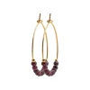 Maison de la Bijouterie Créoles Sensimio Y6363Y0 Plaqué or | Femme Boucles D'Oreilles