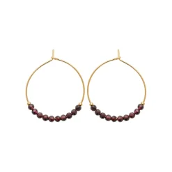 Maison de la Bijouterie Créoles Sensimio Y6363Y0 Plaqué or | Femme Boucles D'Oreilles