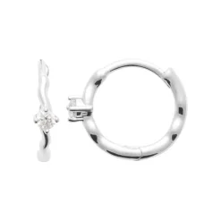 Maison de la Bijouterie Créoles Sensimio Z65W6Z0 Argent | Femme Boucles D'Oreilles