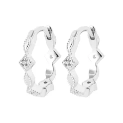 Maison de la Bijouterie Créoles Sensimio Z6545Z0 Argent | Femme Boucles D'Oreilles