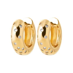 Maison de la Bijouterie Créoles Sensimio Y656UZ0 Plaqué or | Femme Boucles D'Oreilles
