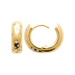 Maison de la Bijouterie Créoles Sensimio Y656UZ0 Plaqué or | Femme Boucles D'Oreilles