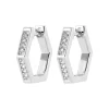 Maison de la Bijouterie Créoles Sensimio Z650ZZ0 Argent | Femme Boucles D'Oreilles