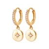 Maison de la Bijouterie Créoles Sensimio Y6435Z0 Plaqué or | Femme Boucles D'Oreilles