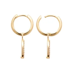 Maison de la Bijouterie Créoles Sensimio Y6406Z0 Plaqué or | Femme Boucles D'Oreilles