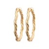 Maison de la Bijouterie Créoles Sensimio Y640330 Plaqué or | Femme Boucles D'Oreilles