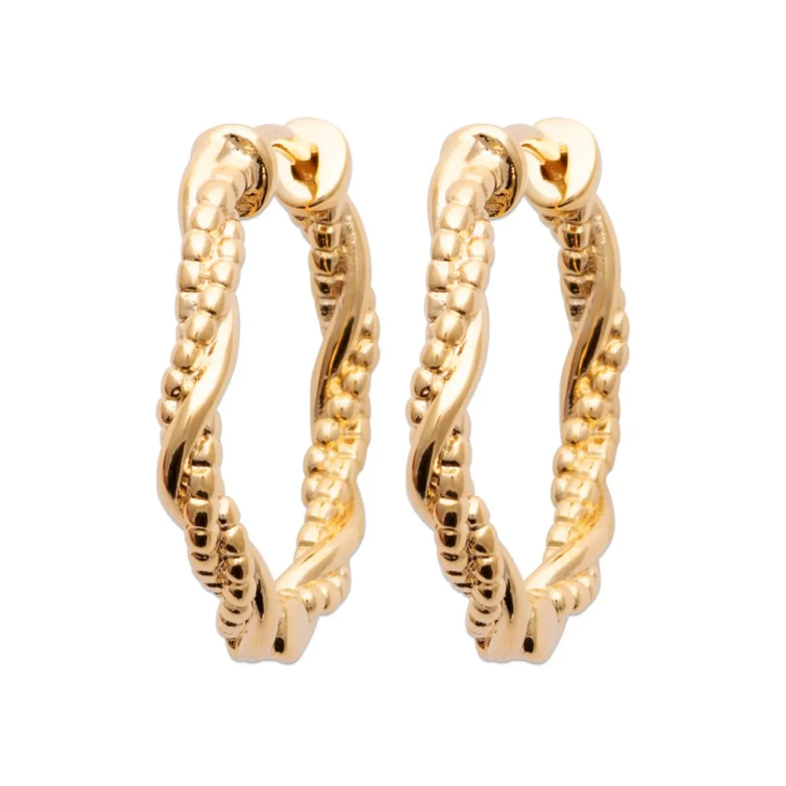 Maison de la Bijouterie Créoles Sensimio Y6403Y0 Plaqué or | Femme Boucles D'Oreilles