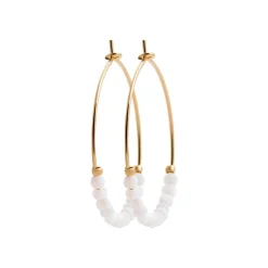 Maison de la Bijouterie Créoles Sensimio Y6363Z0 Plaqué or | Femme Boucles D'Oreilles