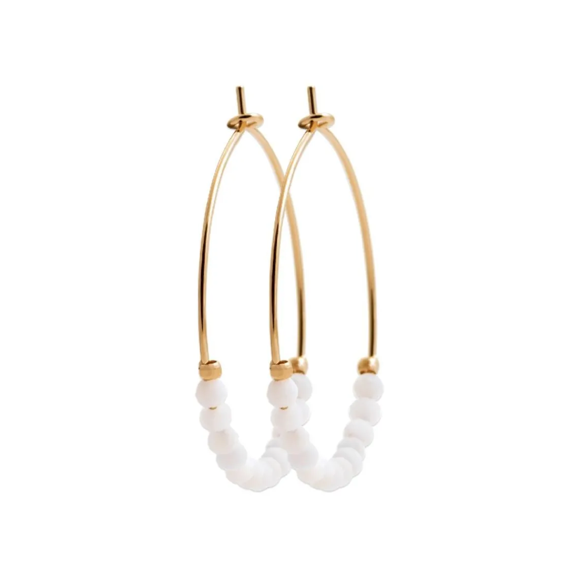 Maison de la Bijouterie Créoles Sensimio Y6363Z0 Plaqué or | Femme Boucles D'Oreilles