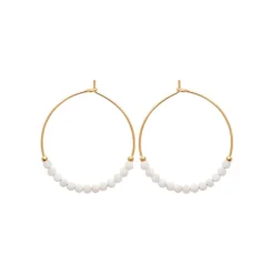 Maison de la Bijouterie Créoles Sensimio Y6363Z0 Plaqué or | Femme Boucles D'Oreilles