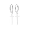 Maison de la Bijouterie Créoles mixte argent 12 mm - Z0YZ5 | Femme Boucles D'Oreilles