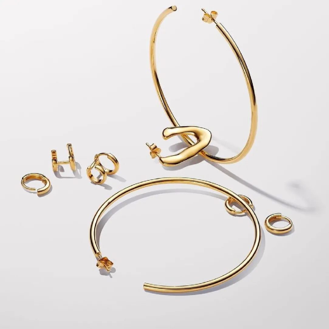 Pandora Créoles Ouvertes 65 mm | Femme Boucles D'Oreilles