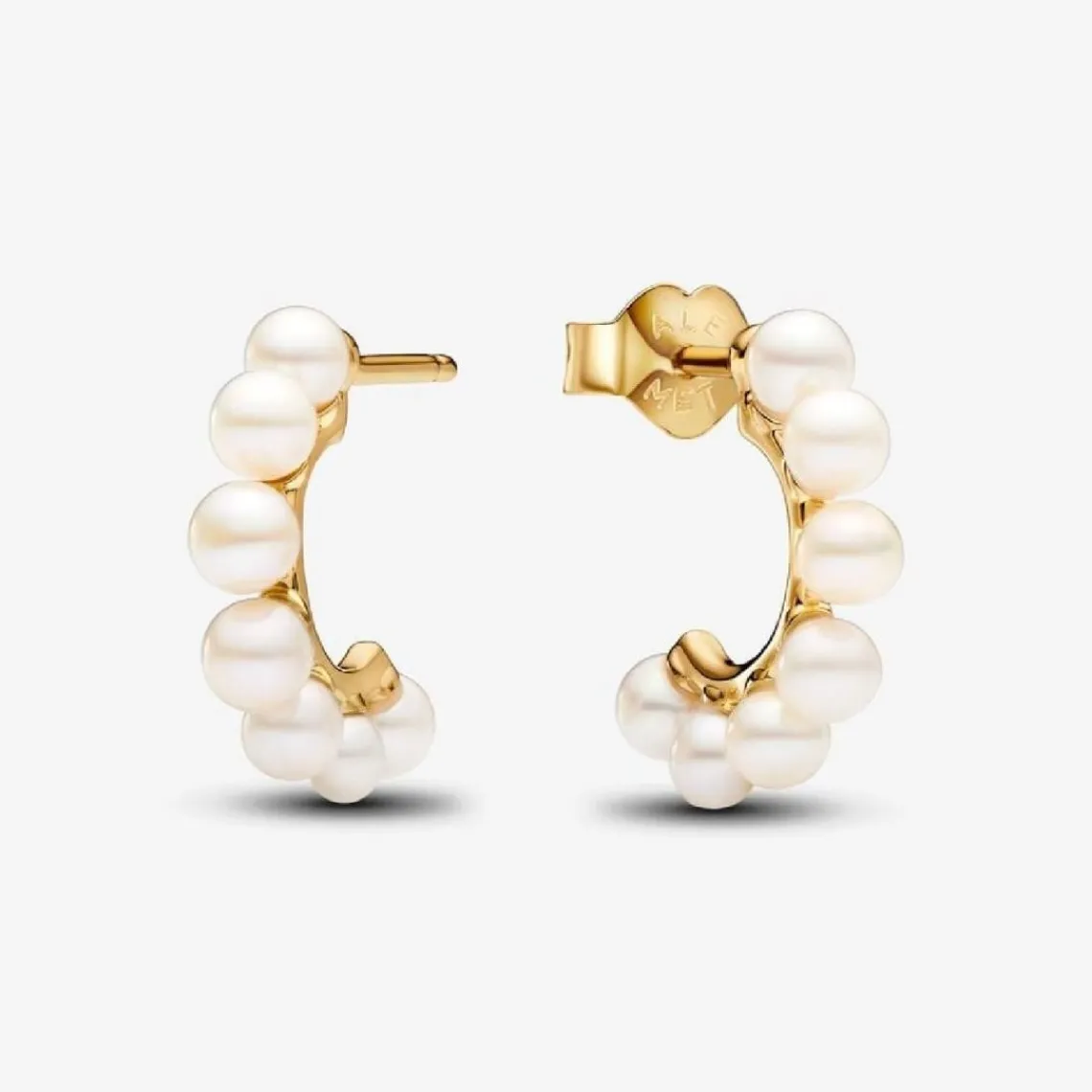 Pandora Créoles Ouvertes Perles de Culture | Femme Boucles D'Oreilles
